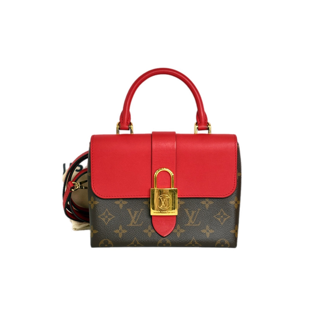 Louis Vuitton Lock Red Bag