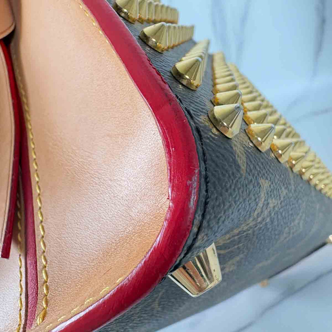 Louis Vuitton X Louboutin Half Studded Monogram Tote Bag