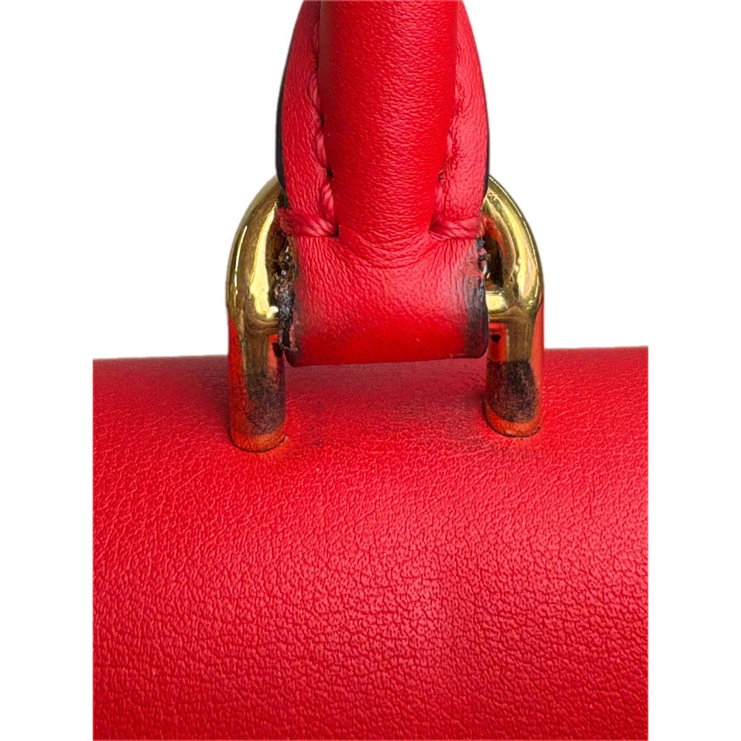 Louis Vuitton Lock Red Bag