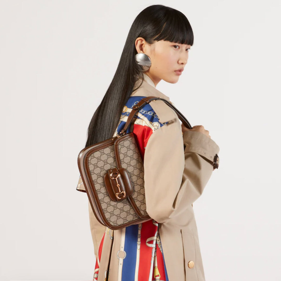 Gucci 1955 Horsebite Med Bag