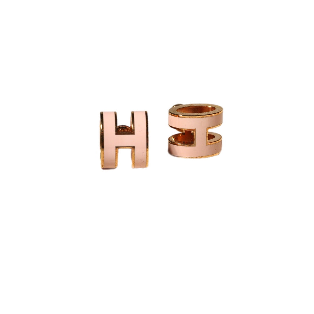 Hermes  Pop H Earrings Pink