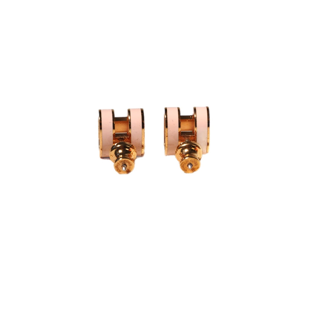 Hermes  Pop H Earrings Pink