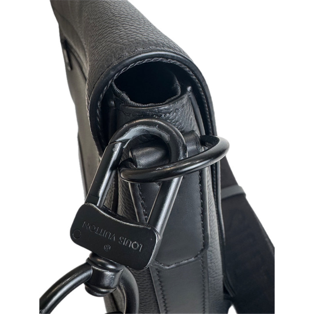 Louis Vuitton Black Takeoff Messenger Bag