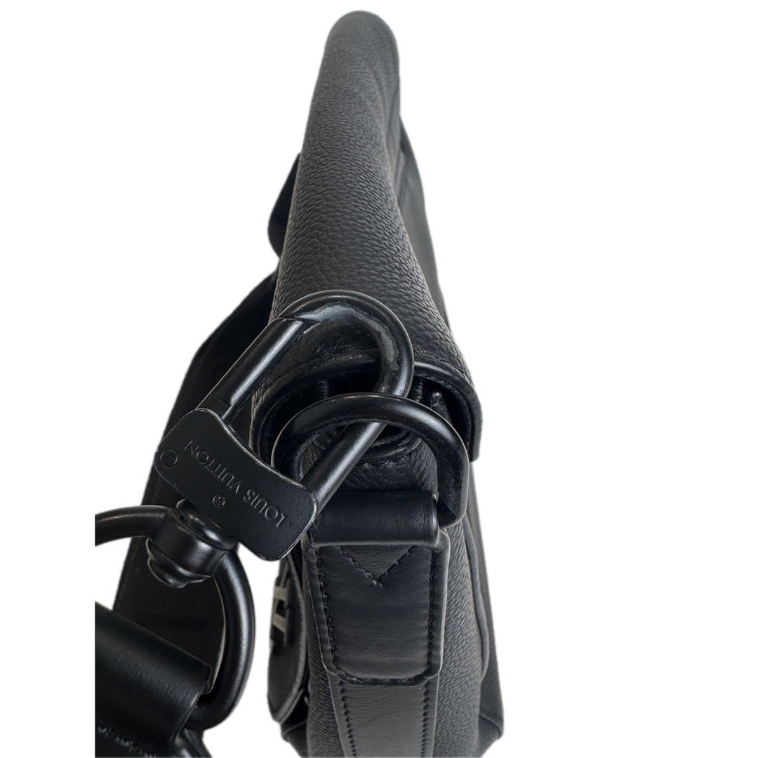 Louis Vuitton Black Takeoff Messenger Bag