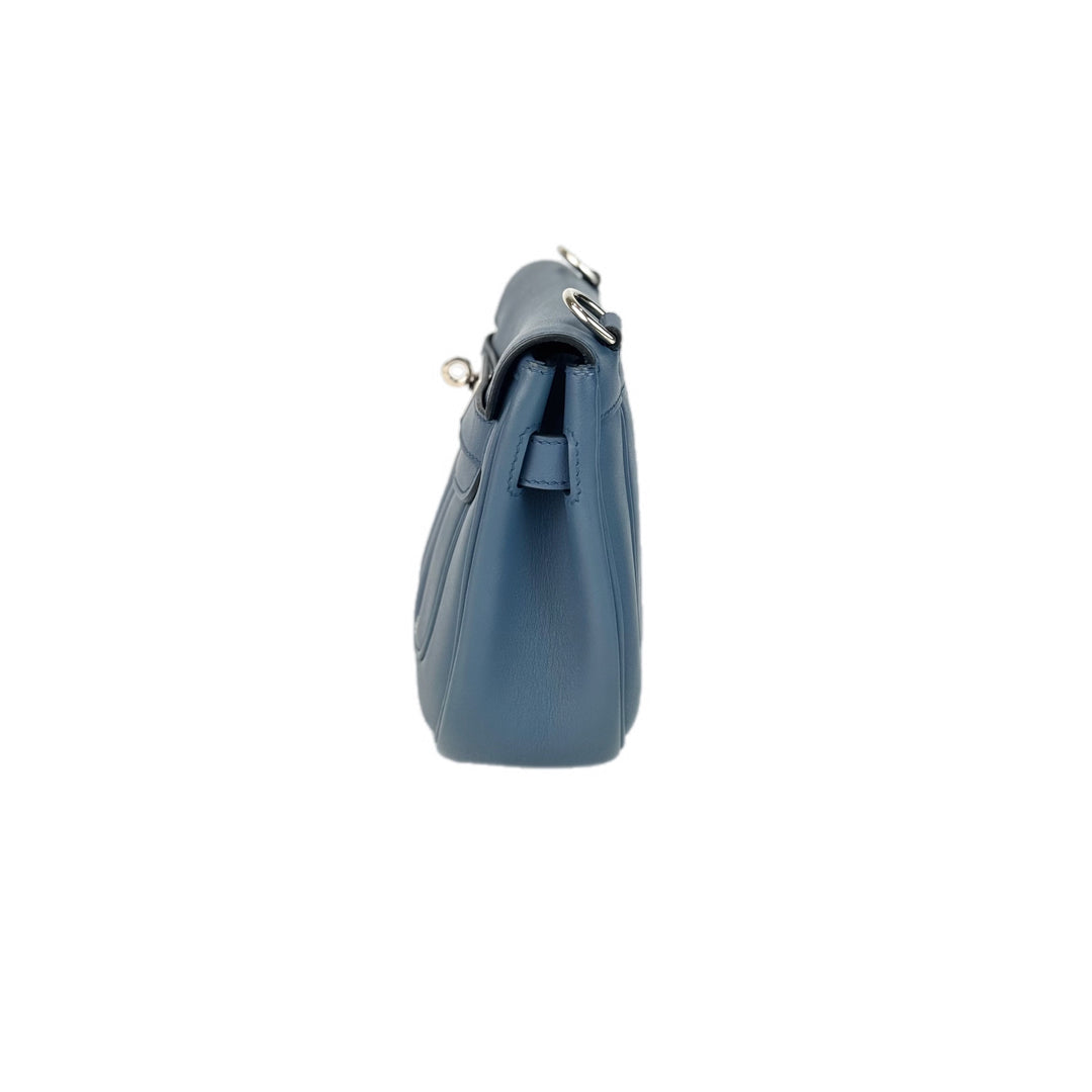 Hermes  Blue Berline Bag Swift 7C