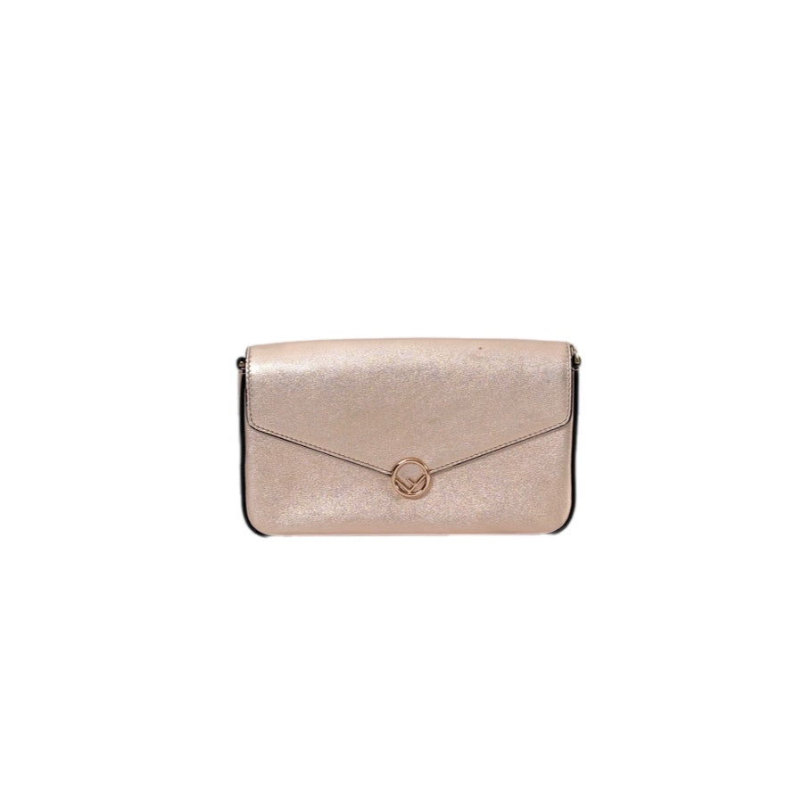 Fendi Vitello Laminato Pink Woc Bag