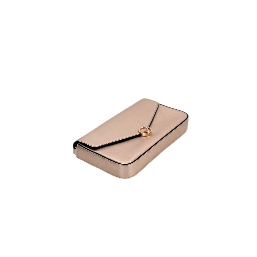 Fendi Vitello Laminato Pink Woc Bag