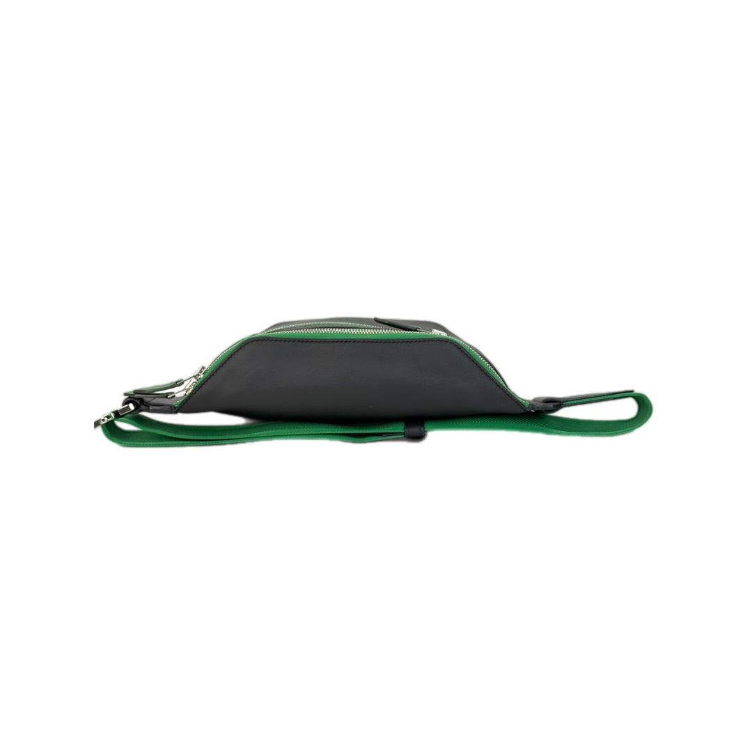 Hermes Cityslide Cross Belt Bag Green