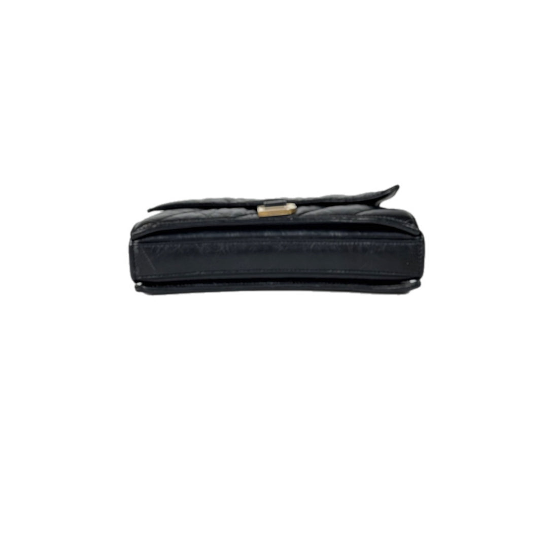 Balenciaga Crush Bag Small Black Calfskin