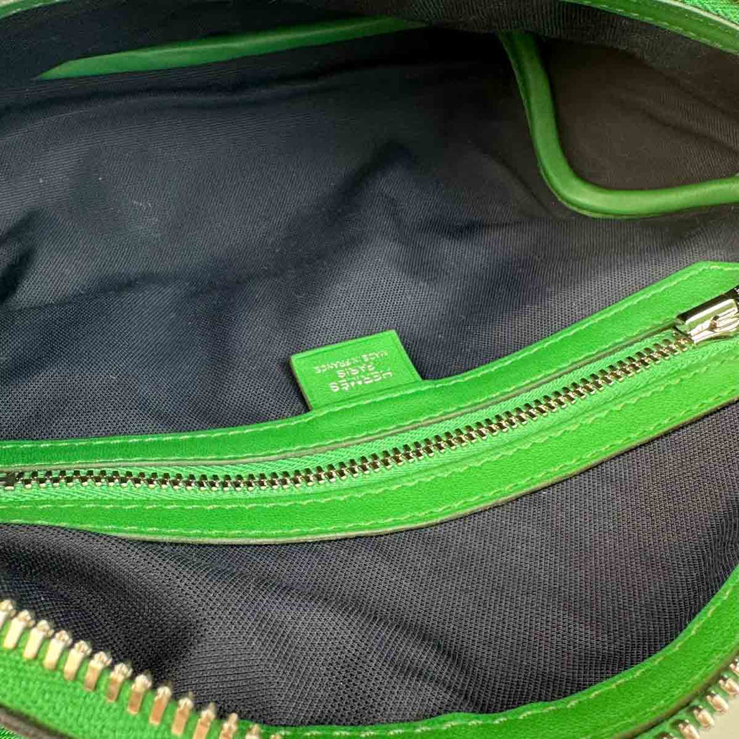 Hermes Cityslide Cross Belt Bag Green