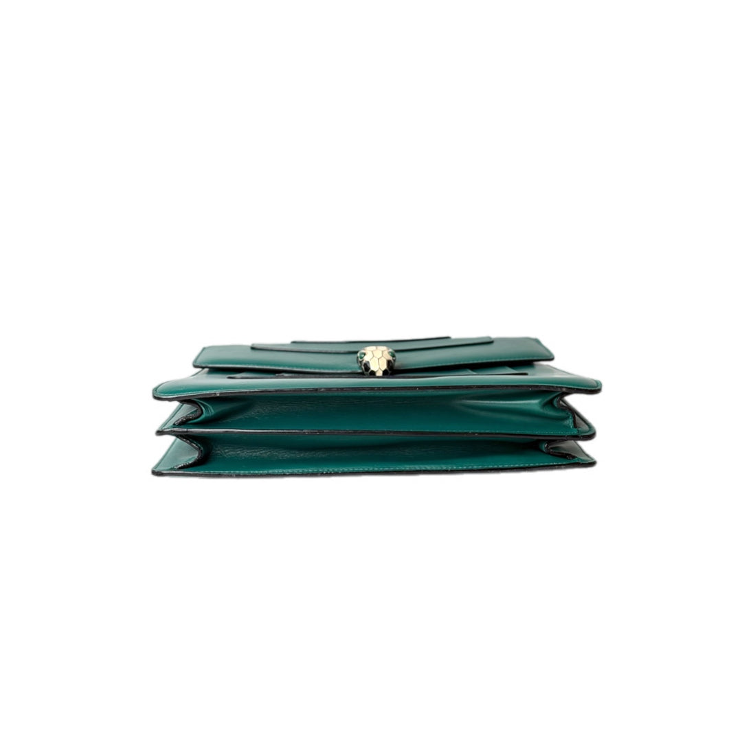 Bvlgari Serpenti Green Chain Bag