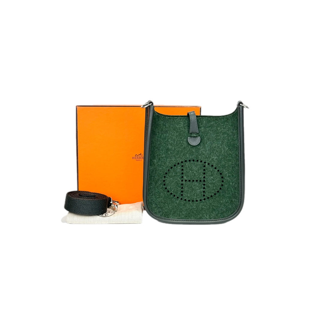 Hermes Evelyne  Mini Bag Green