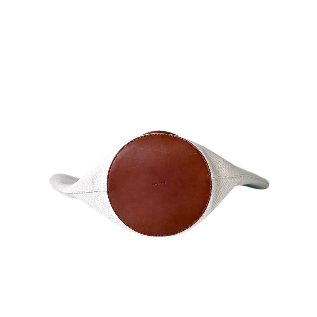 YSL Rive Gauche Canvas Tote Bag