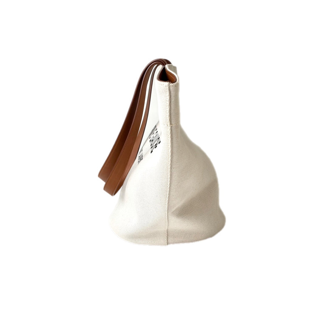 YSL Rive Gauche Canvas Tote Bag