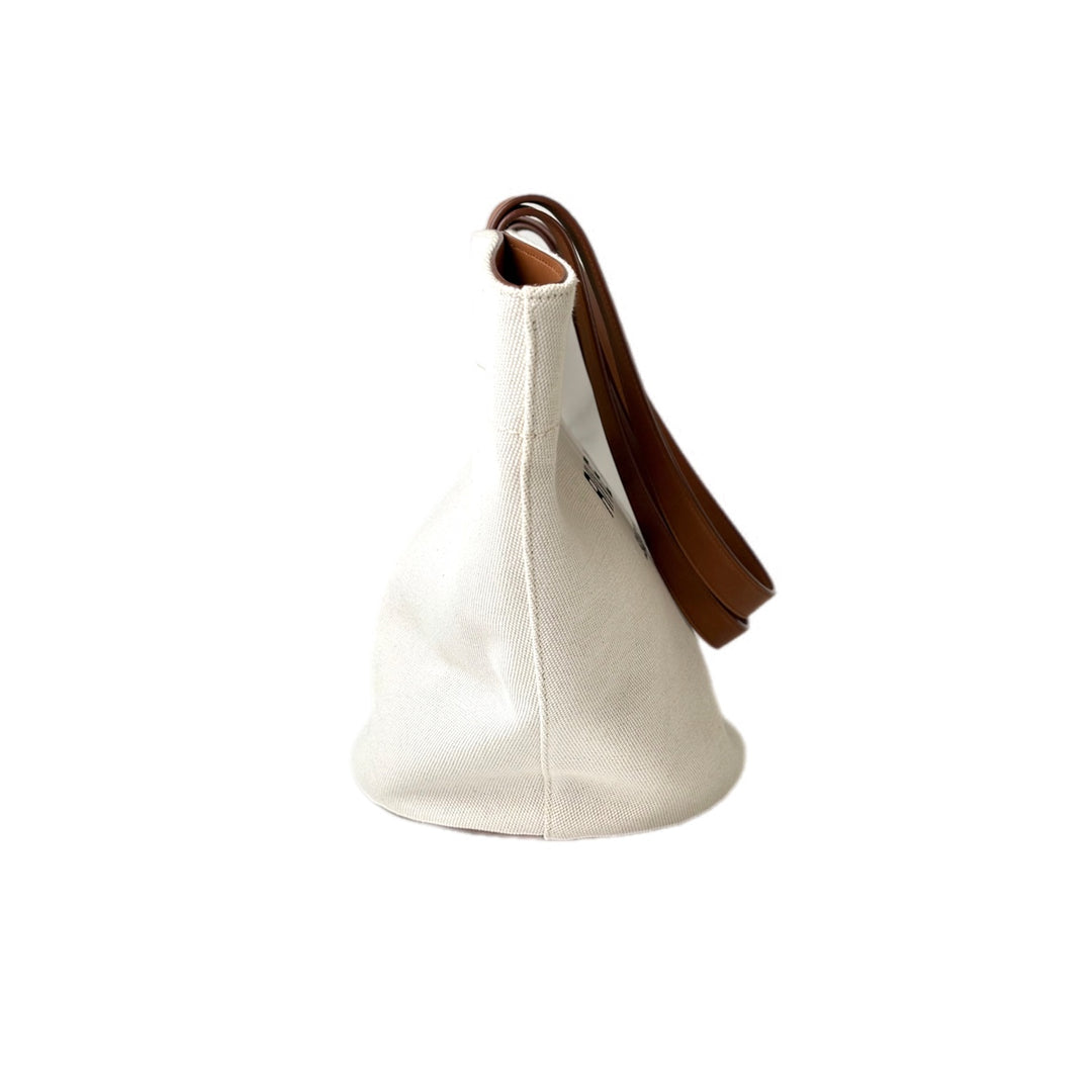 YSL Rive Gauche Canvas Tote Bag