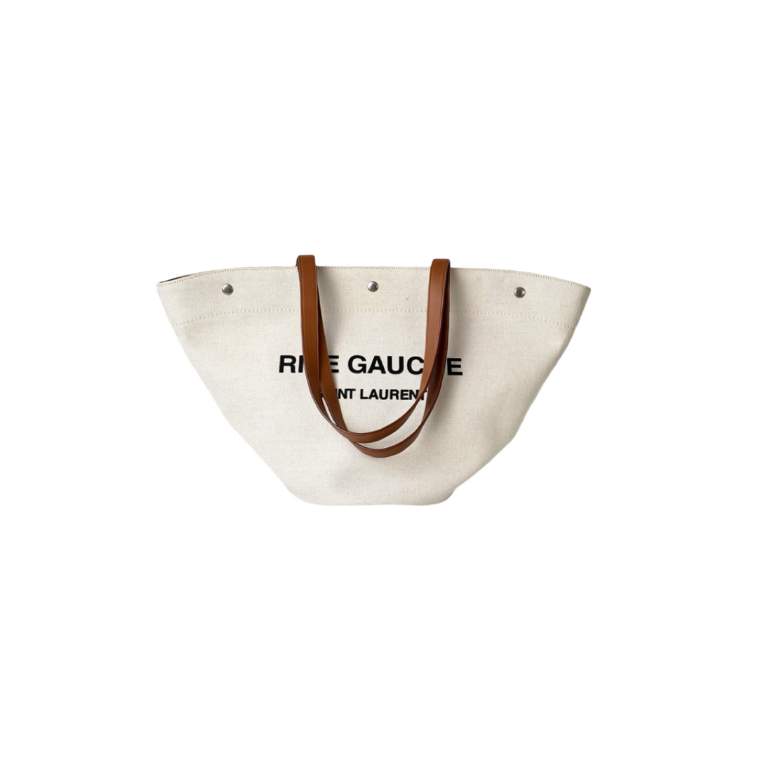 YSL Rive Gauche Canvas Tote Bag