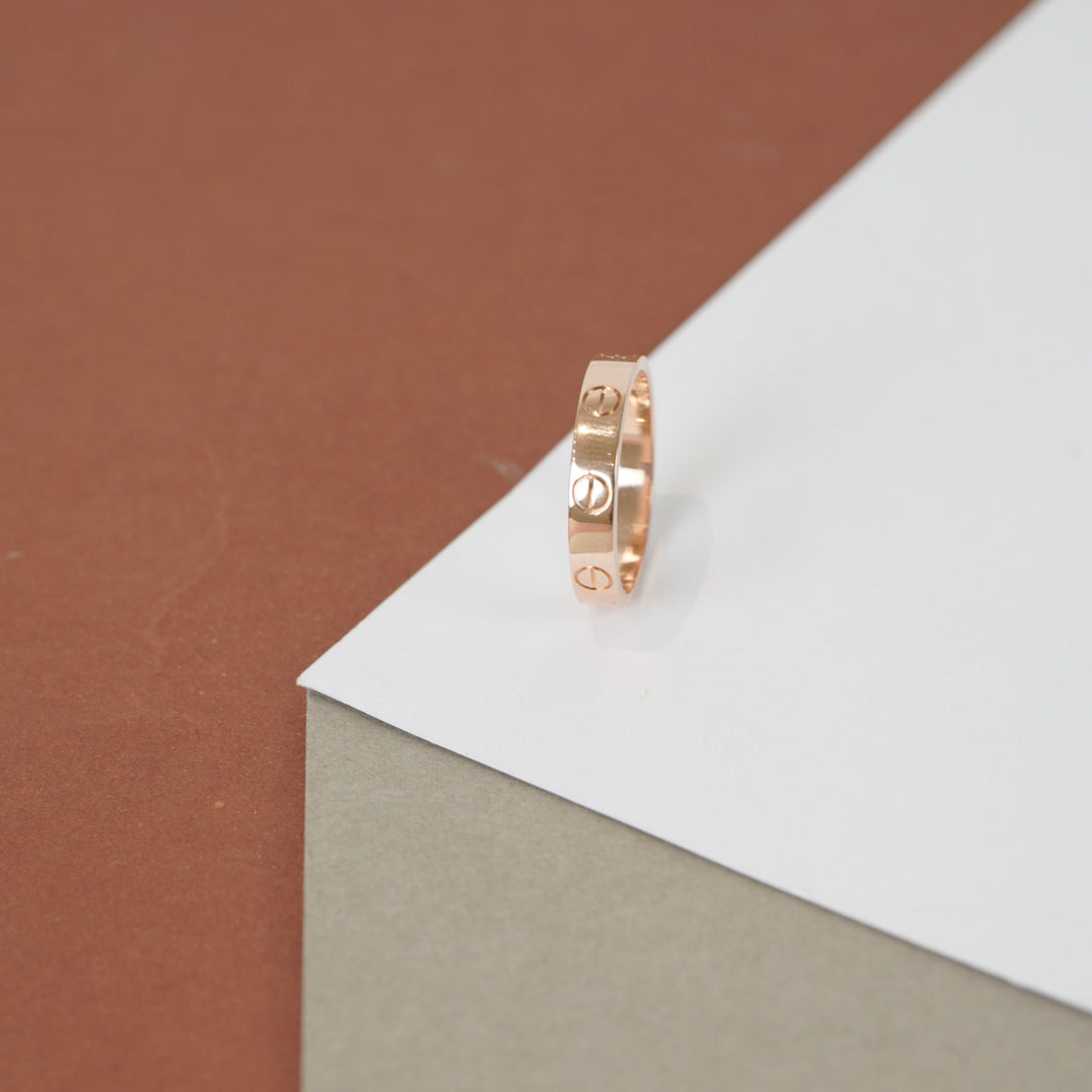 Cartier Love Ring Small Model Rose Gold #52