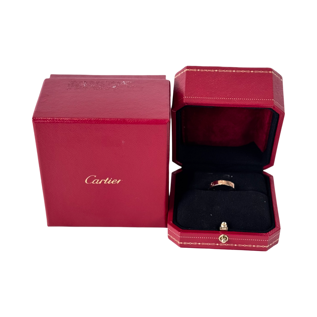 Cartier Love Ring Small Model Rose Gold #52