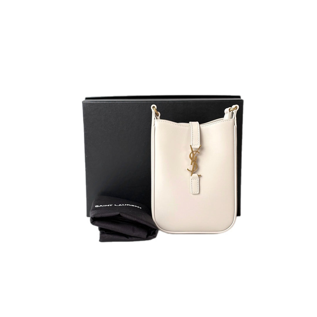 YSL Light Leather Pouch Cross Bag