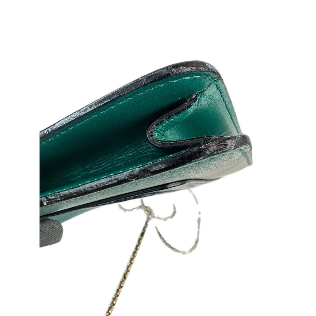 Bvlgari Green Mini Serpenti Chain Bag