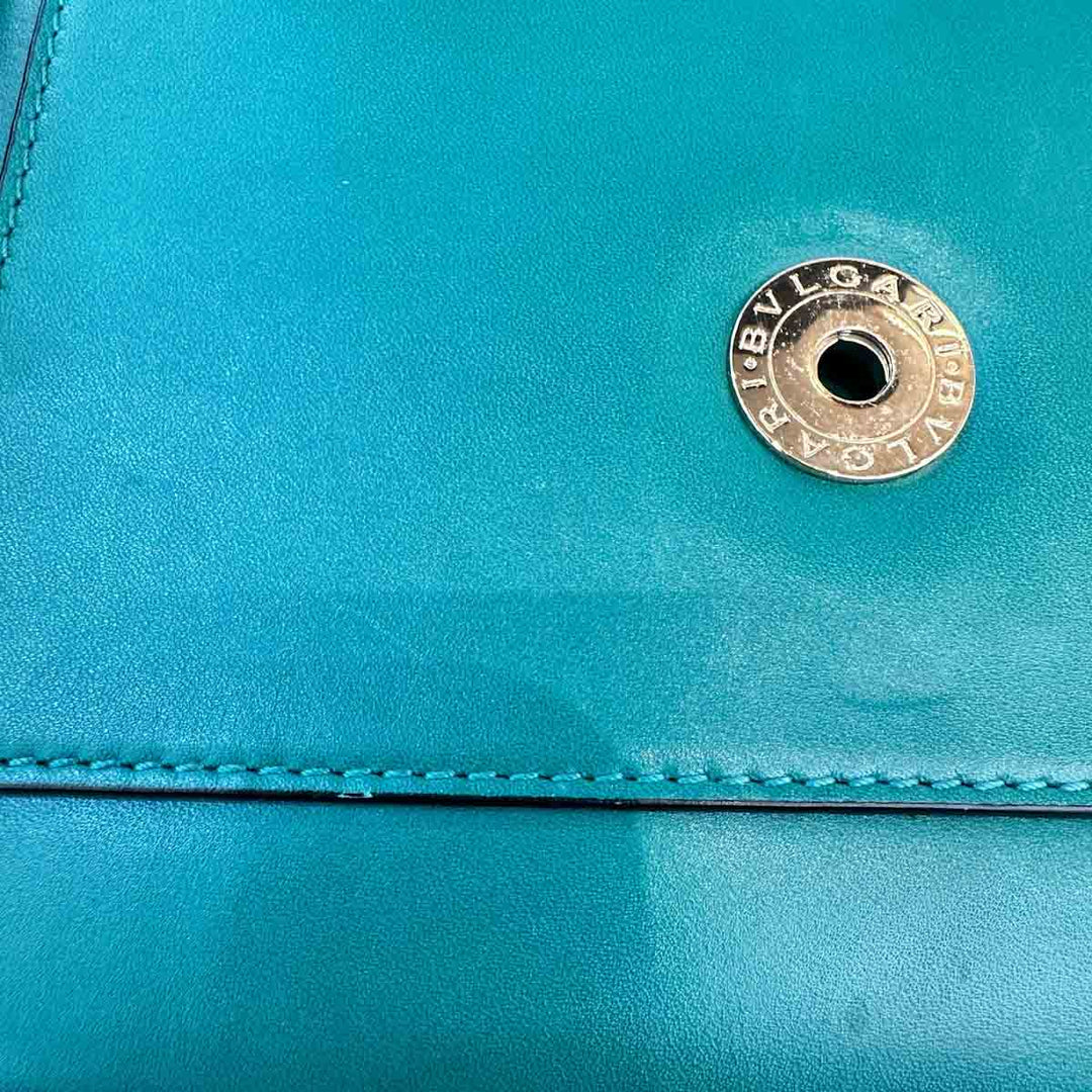 Bvlgari Green Mini Serpenti Chain Bag