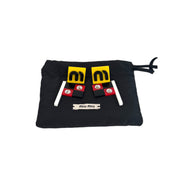 Miumiu Flag Crystal Earring Clip