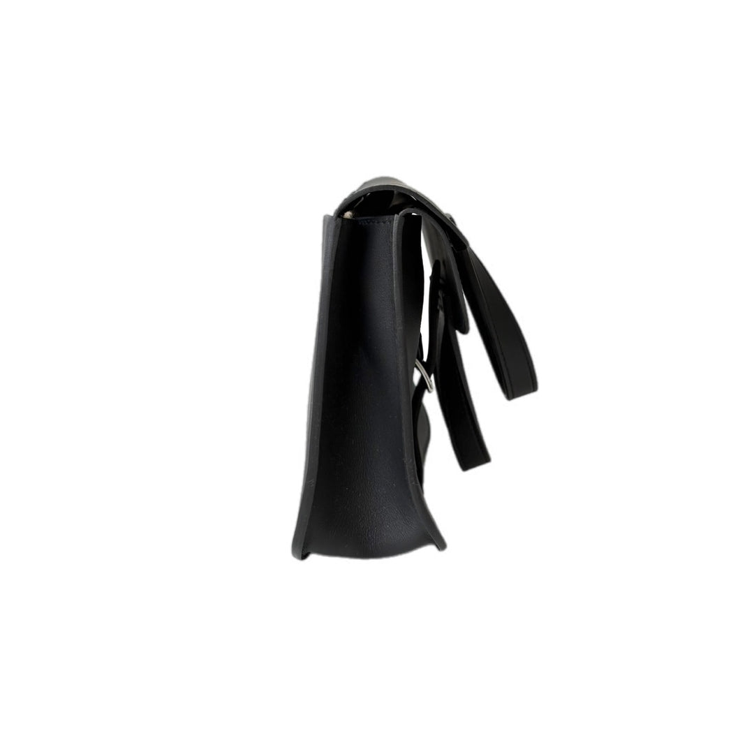 Hermes Black Halzan Mini Bag Swift