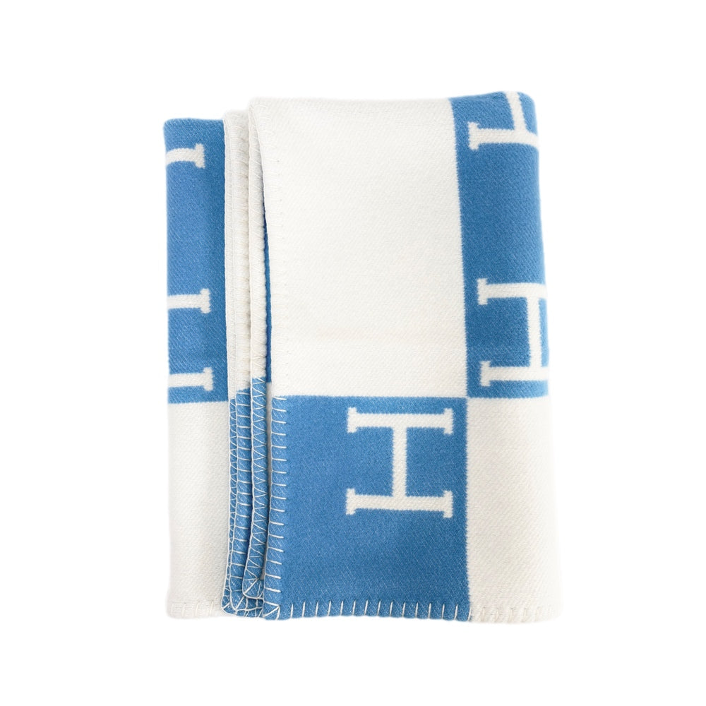 Hermes Blue Avalon Baby Blanket