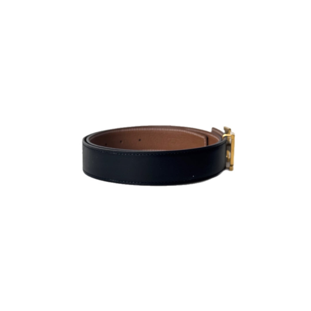 Hermes Classic H Belt Gold Black/Gold 80cm