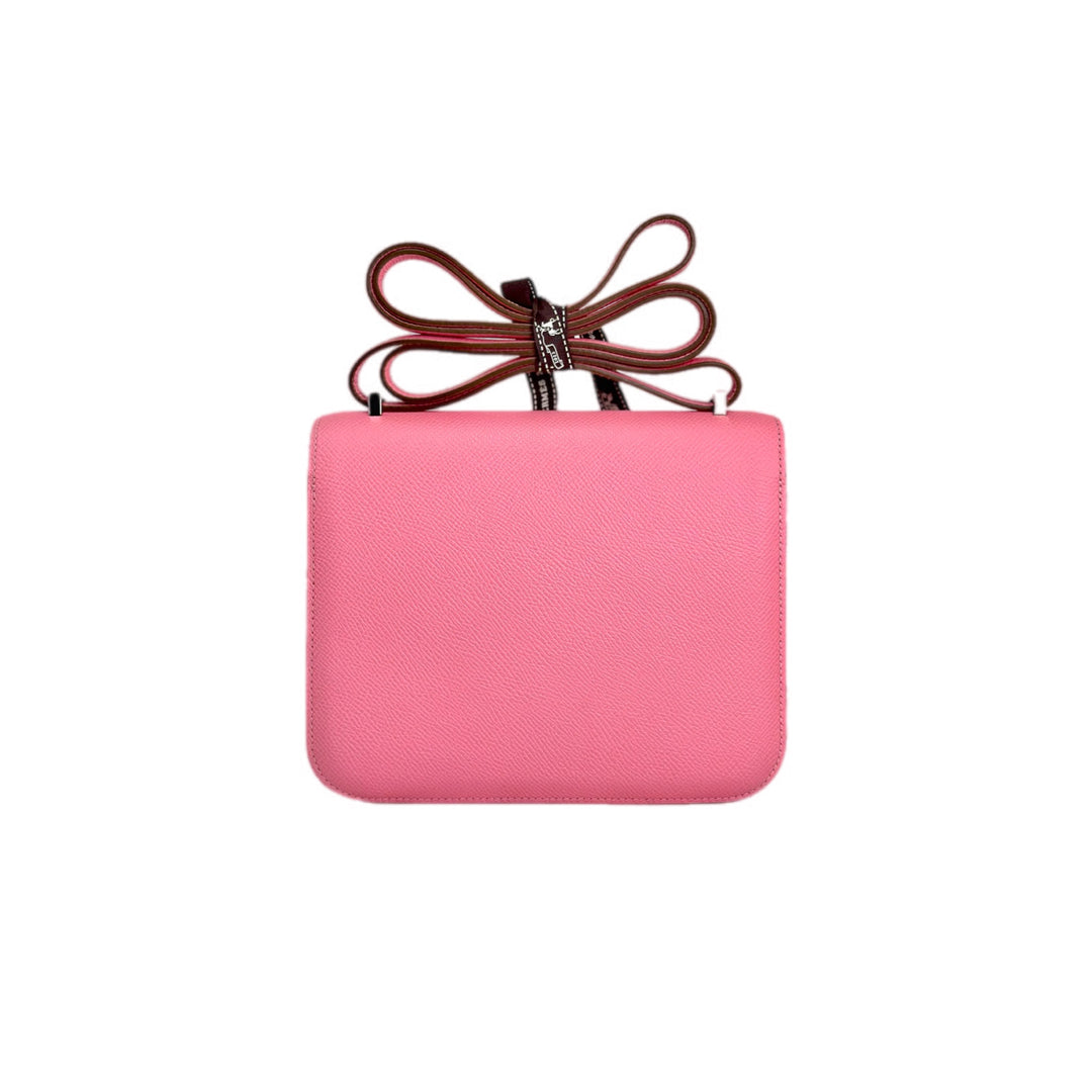 Hermes 1Q Pink Mini Constance Epsom Bag