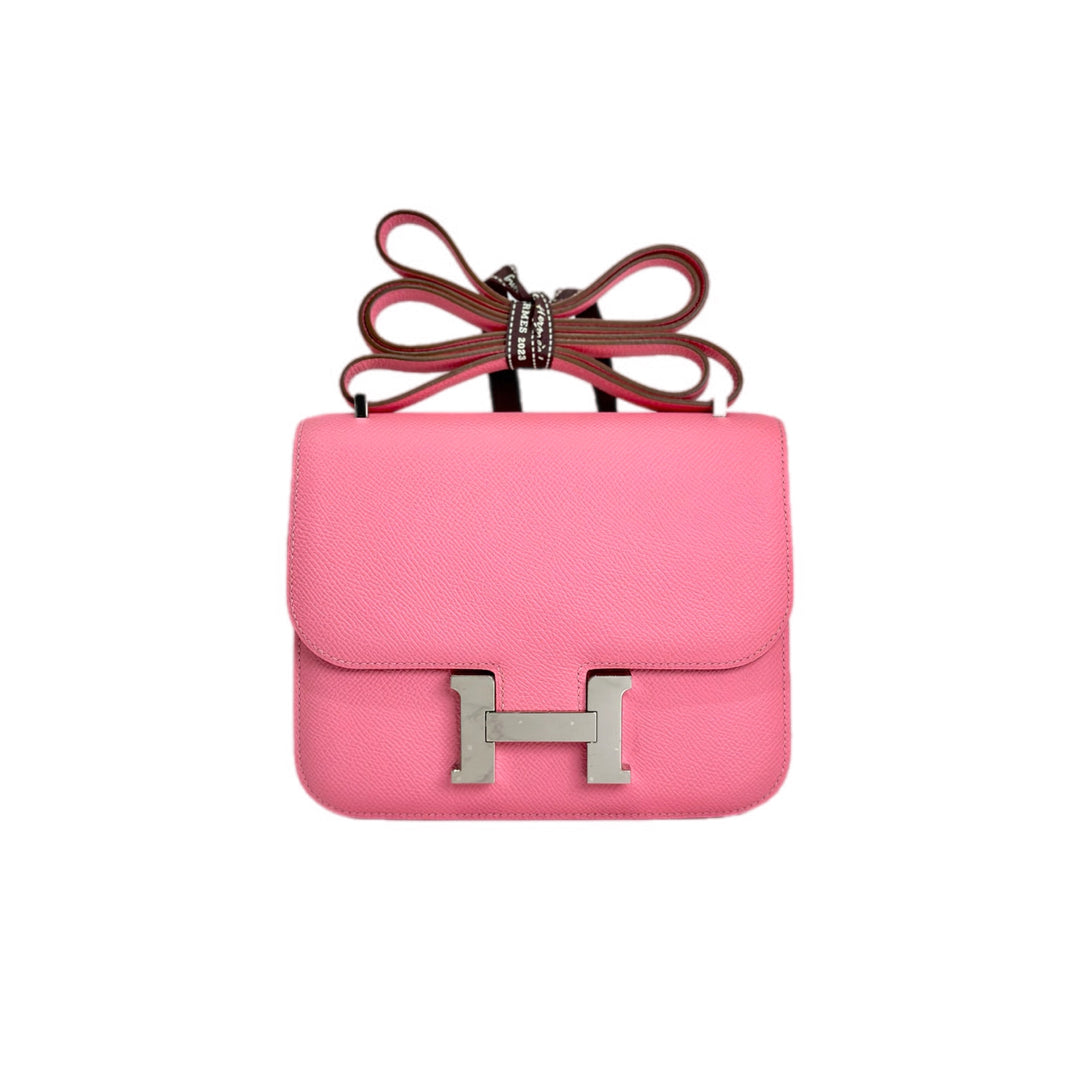 Hermes 1Q Pink Mini Constance Epsom Bag