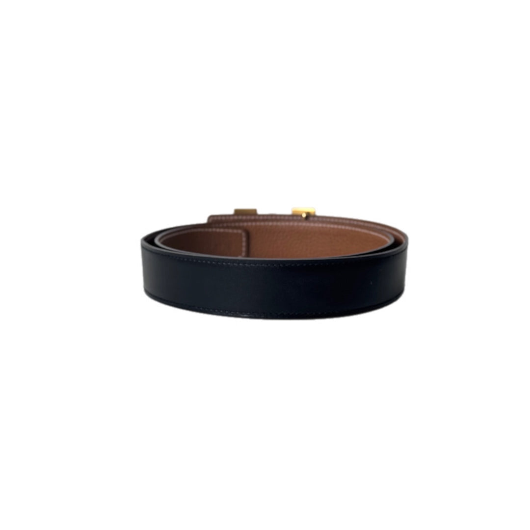Hermes Classic H Belt Gold Black/Gold 80cm