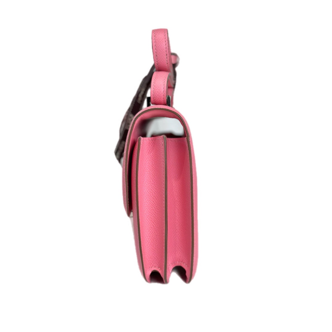 Hermes 1Q Pink Mini Constance Epsom Bag