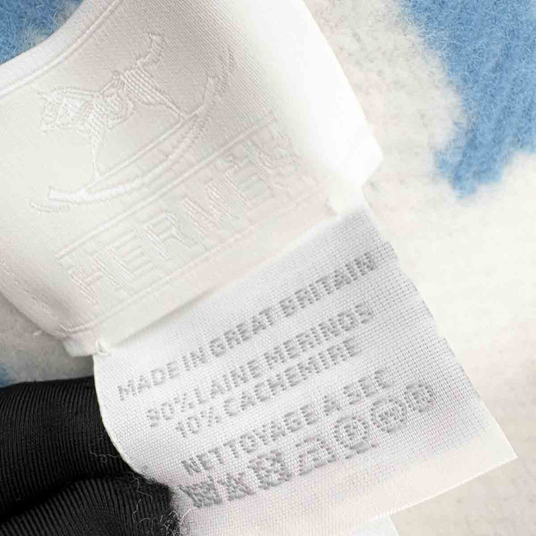 Hermes Blue Avalon Baby Blanket