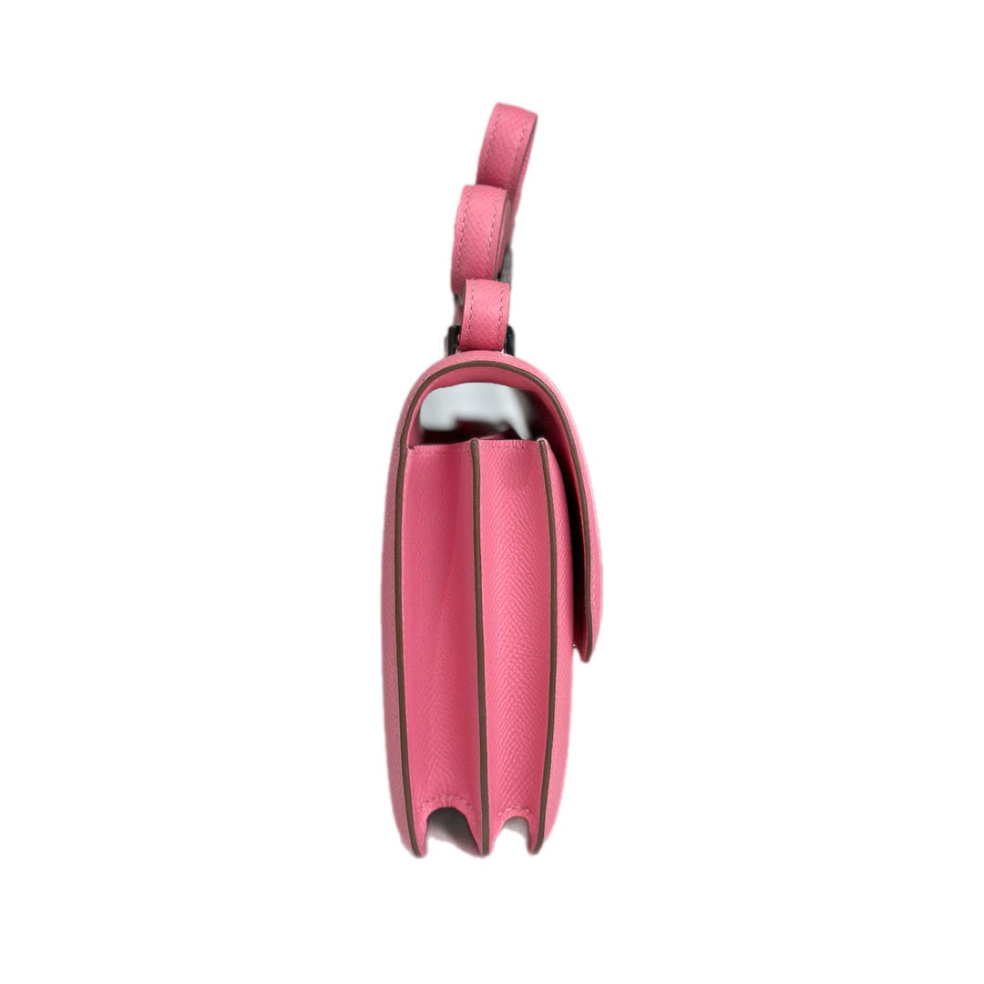 Hermes 1Q Pink Mini Constance Epsom Bag