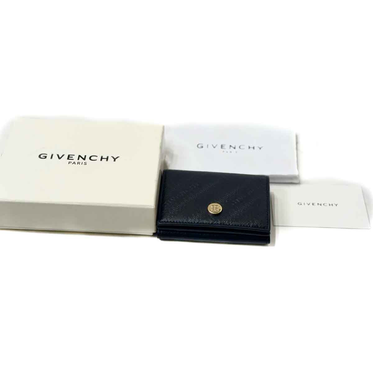 Givenchy Black Mini Fold Wallet - Jiaxyk