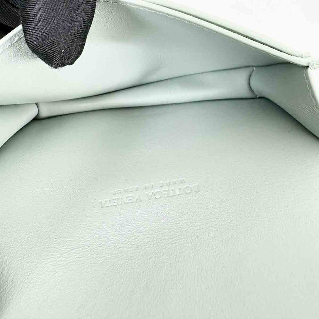 Bottega Veneta Cassette Bi-Fold Green Wallet