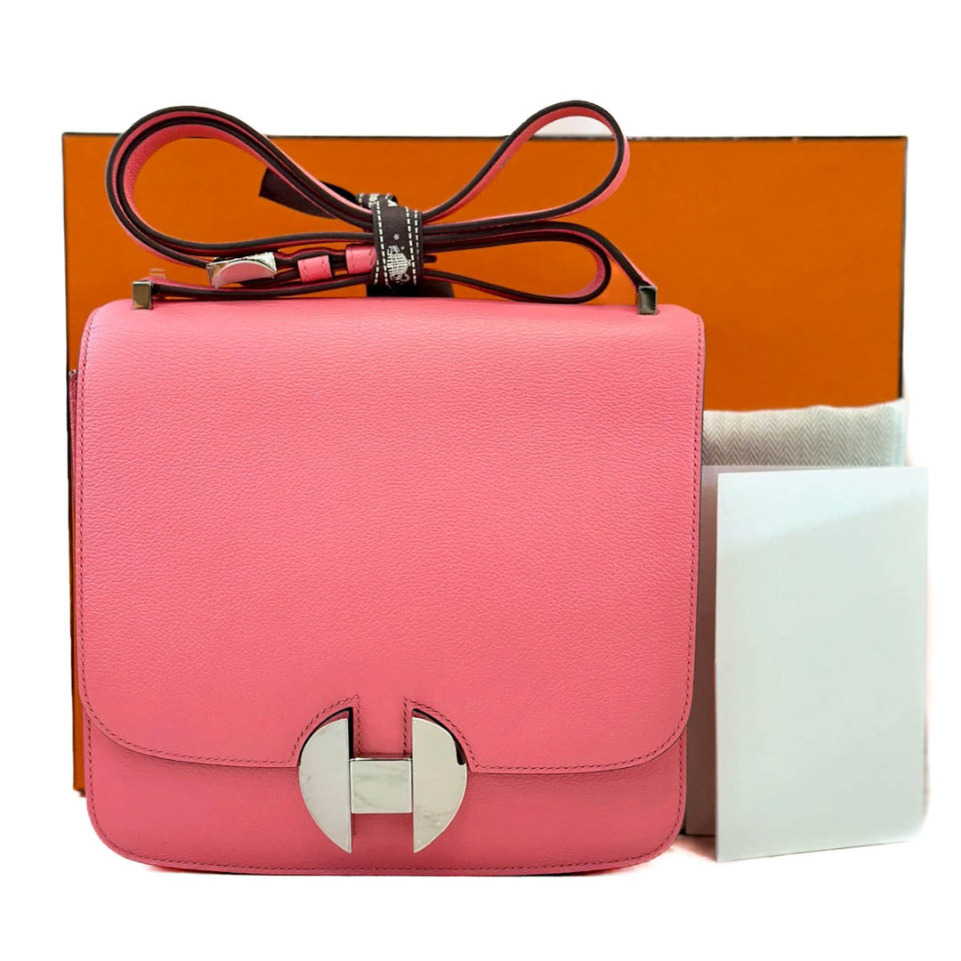 Hermes Evercolor 2002-20 Rose Ete Bag