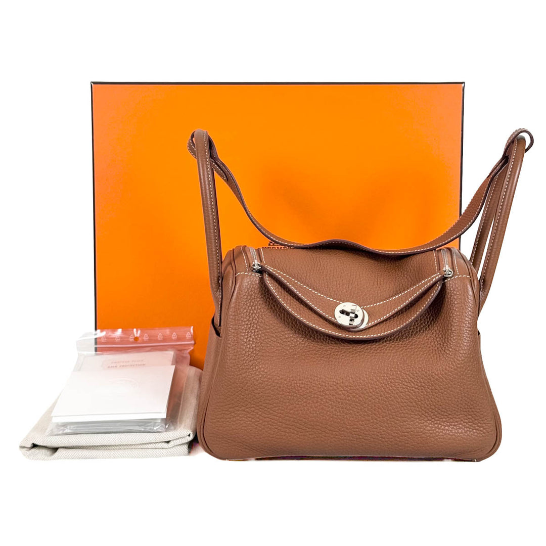 Hermes Lindy 26cm Bag Gold TC