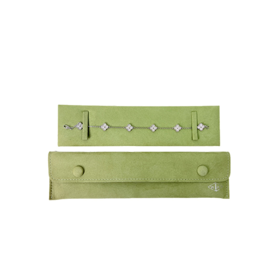 VCA Sweet Alhambra Diamond Bracelet 6 Motifs
