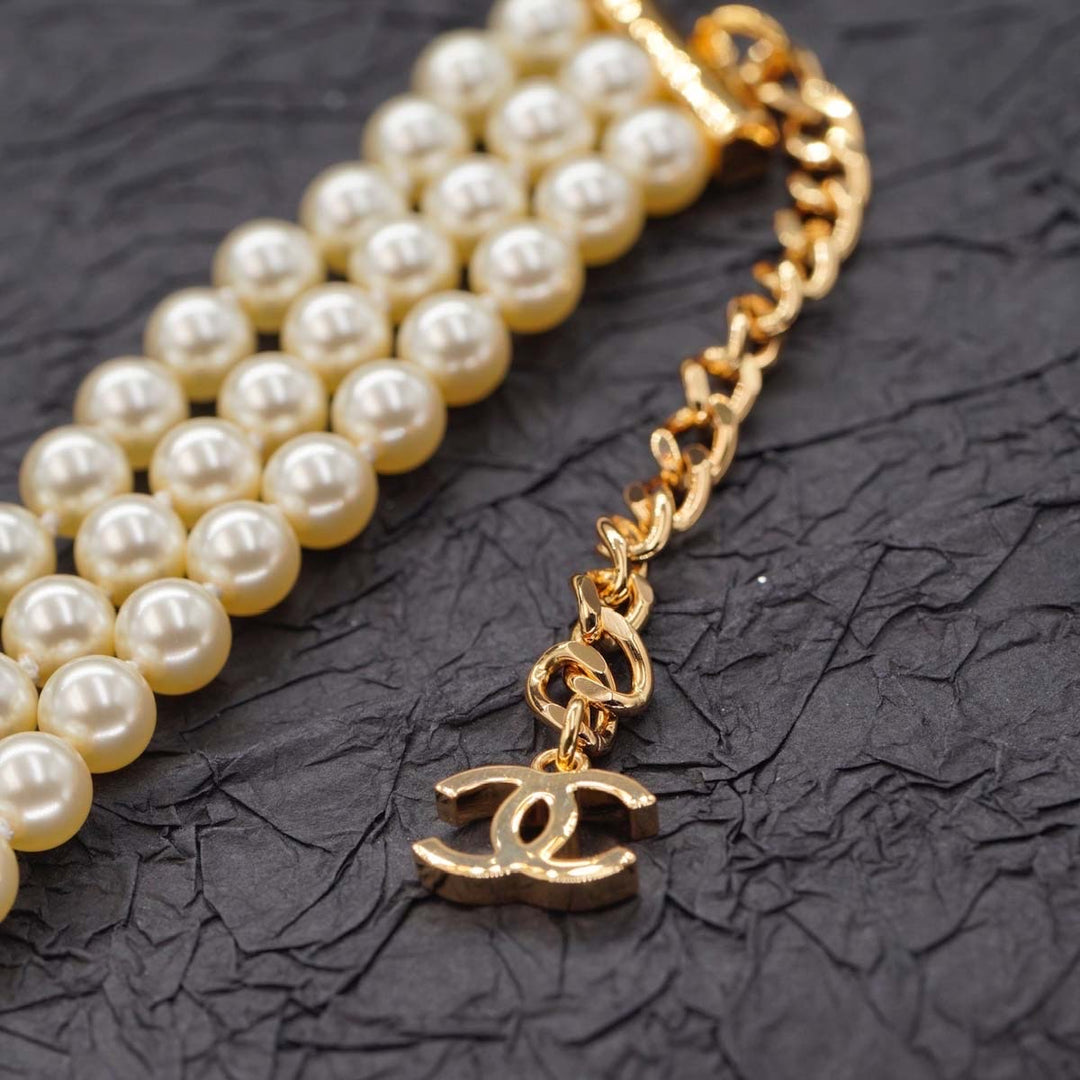 Chanel 3 Layer Pearl Belt B24 - Jiaxyk