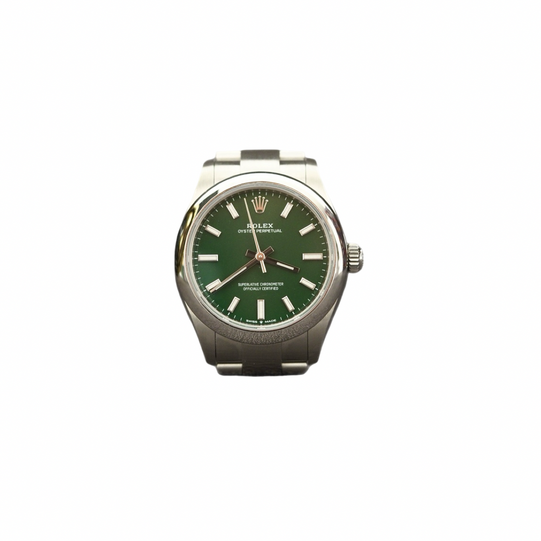 Rolex Oyster Perpetual 31 Green Index Watch