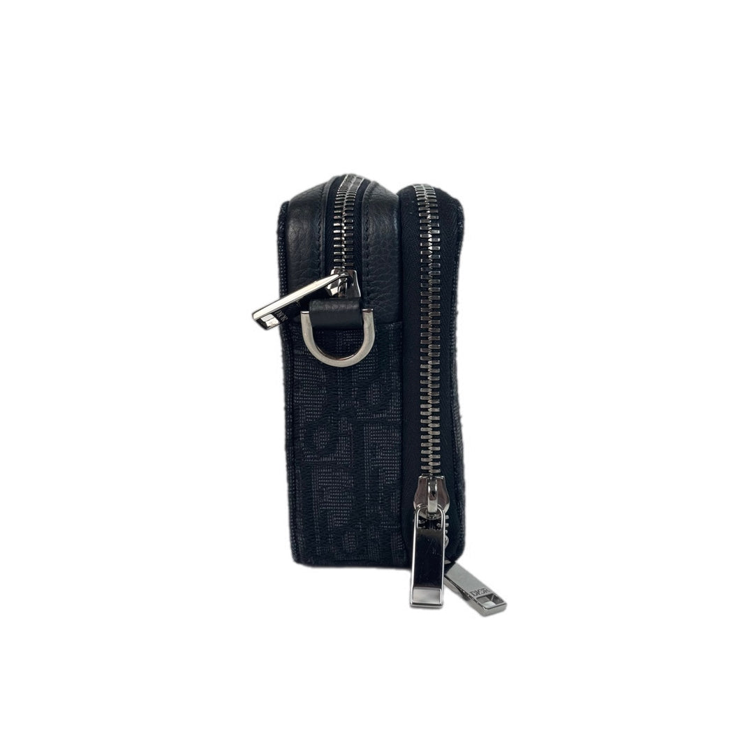 Dior Men’s Black Wallet On Strap Bag