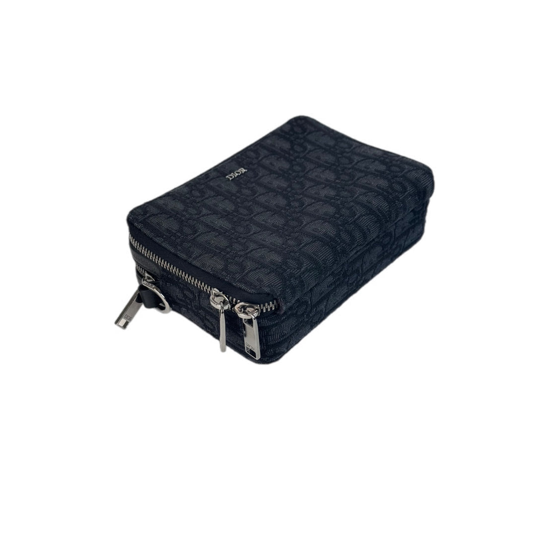 Dior Men’s Black Wallet On Strap Bag