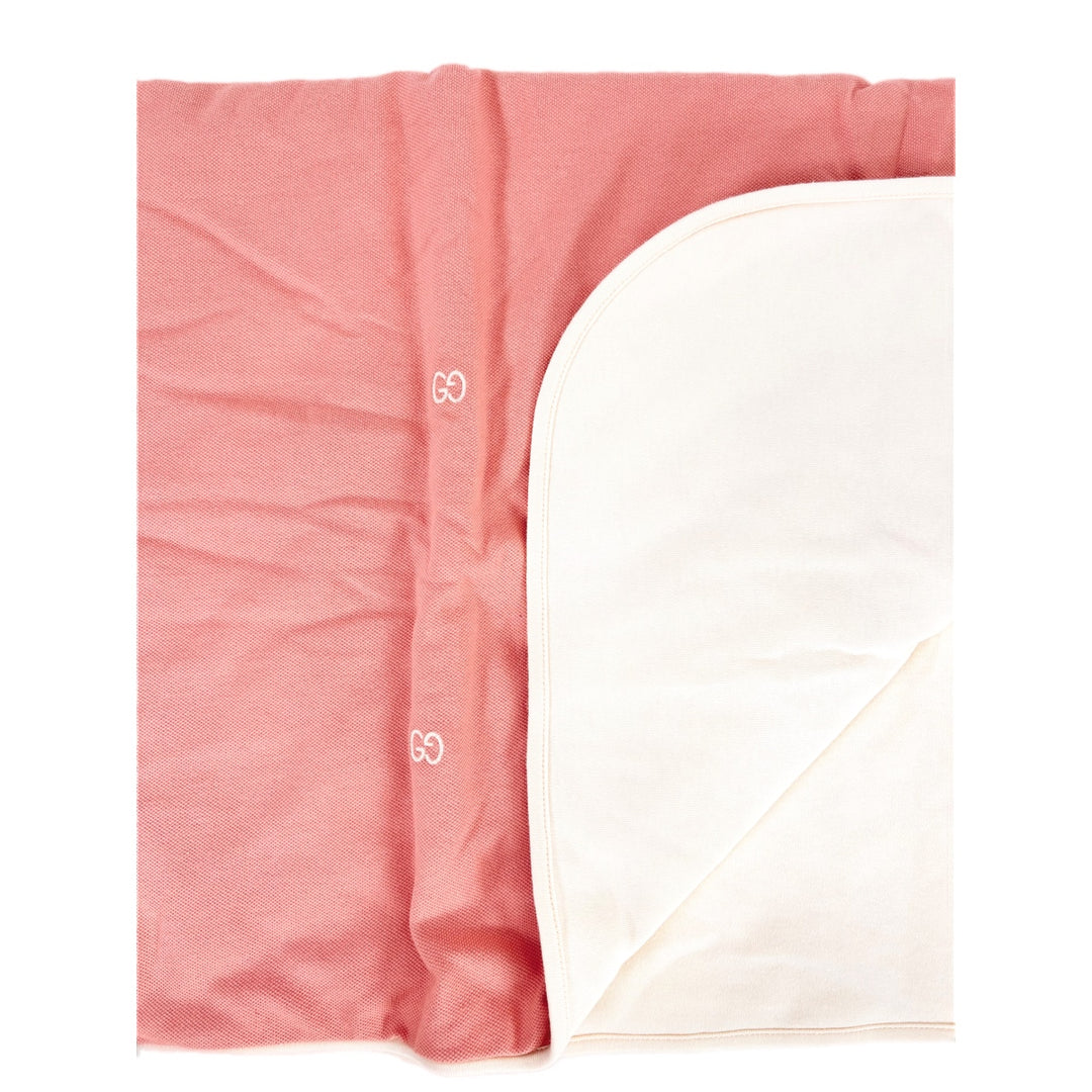 Gucci Pink Baby Bib & Shirt Set 36M