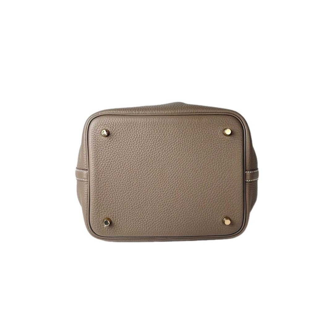 Hermes Picotin 22 Etoupe TC Leather