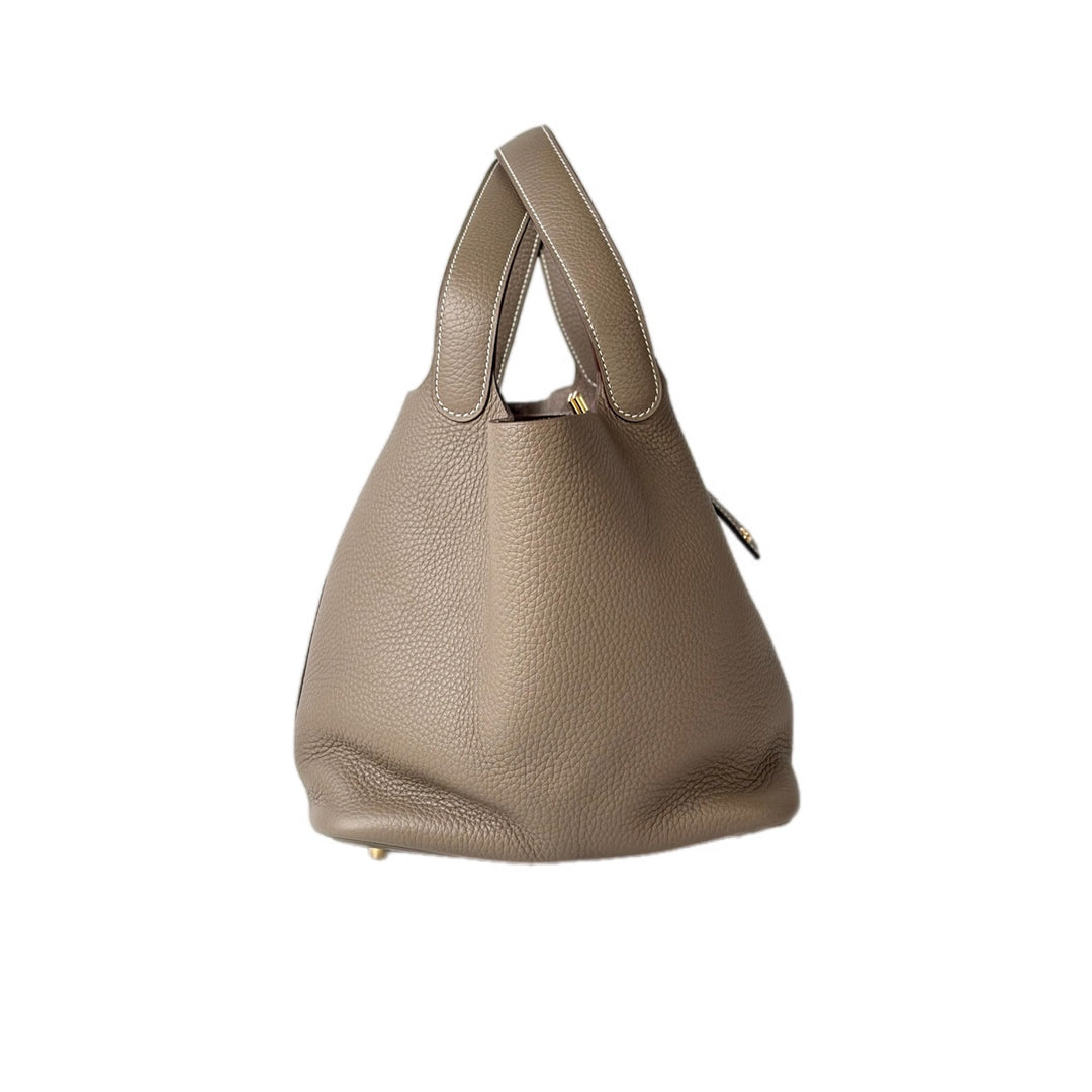 Hermes Picotin 22 Etoupe TC Leather