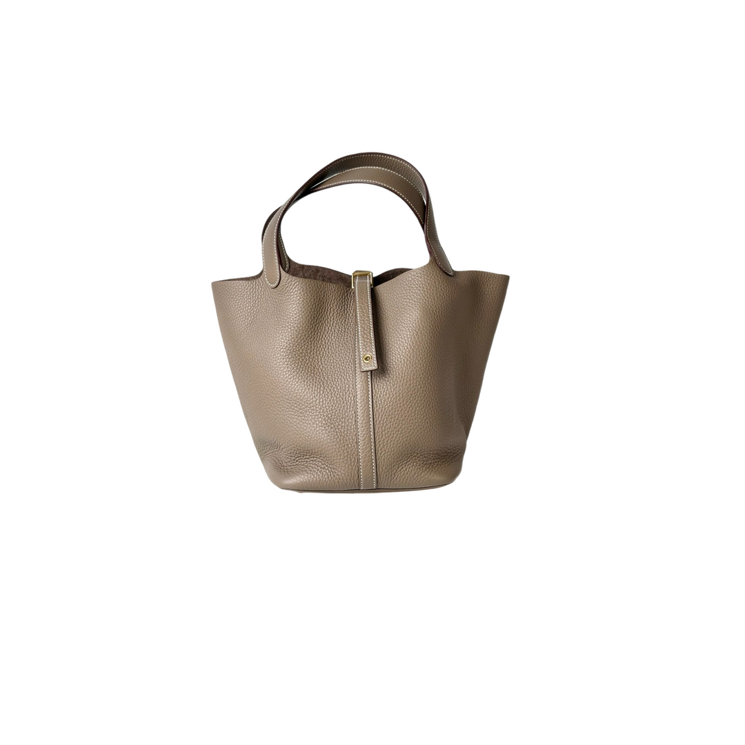 Hermes Picotin 22 Etoupe TC Leather