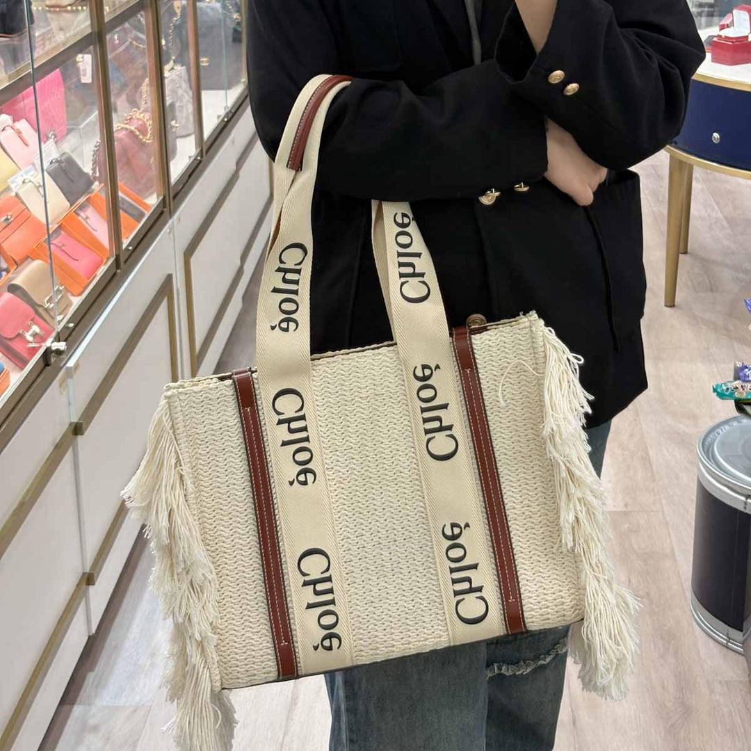 Chloe Medium Woody Special Edition Tote Bag