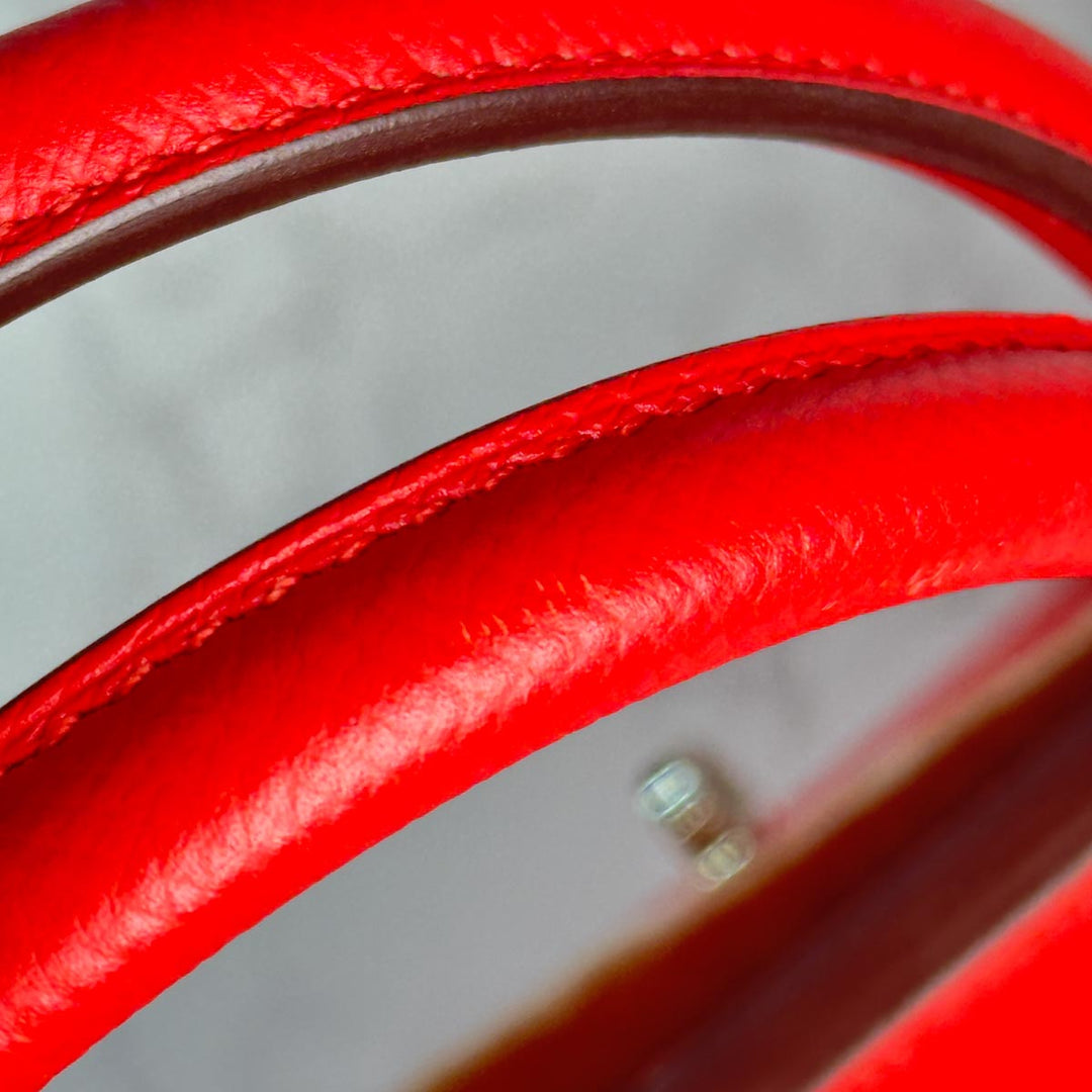 Hermes Red Birkin 30cm Bag Epsom